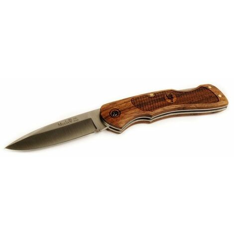 Coltello da tasca Muela BX Maderas, BX-8LR, cache di corallo intagliato in  legno pressato, con