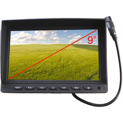 Kit Telecamera Retrovisore Per Auto - Monitor 5" IPS AHD, Telecamera Posteriore 1080P IP68, Visione Notturna, Per Retromarcia