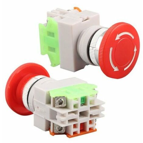 Interruttore Di Emergenza Fungo 1no 1nc 10a 660vac Lay37