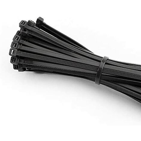 100 Fascette Riutilizzabili – Nylon Da 15 Cm, Nere, Per Organizzazione Tv Bicicletta Fai Da Te 98962206