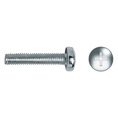 Scatola da 150 unità di viti metriche zincate PHILIPS Ø6x40mm