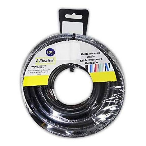 Bobina acrilica nera 3x1,5mm 25mts. (1/2)