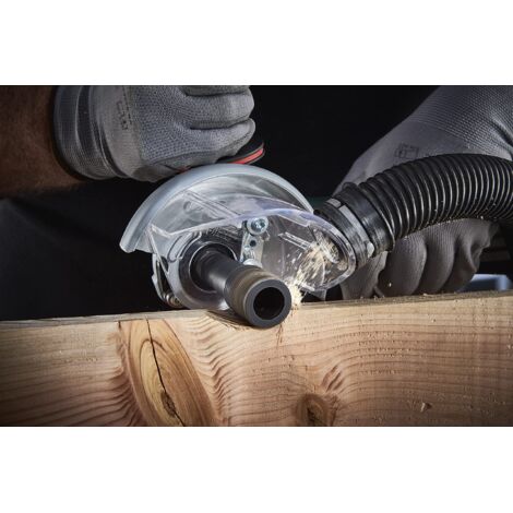 Cappa Aspirazione Polvere Wolfcraft Per Smerigliatrici Angolari - Con Guida, Per Dischi Diamantati 115/125 Mm, Riduce Polvere