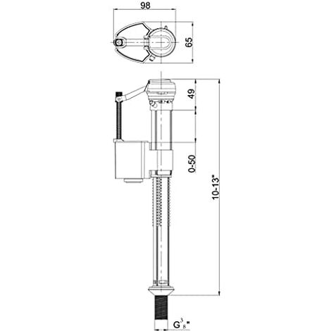 Galleggiante Verticale OSCULATI S3 - 28 Cm, Inox, 10-180 Ohm, Per Sensori Di Livello - Foto 10