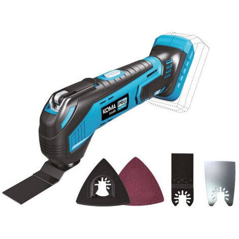 Multiutensile Oscillante Greenworks 24V Senza Fili | 6 Velocità, 13 Accessori | Con Batteria 2.0Ah E Caricatore