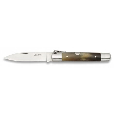 Coltello Machete Martínez Albainox Nº0 con puntale in alluminio, Mango  Albero di Toro Lama in acciaio