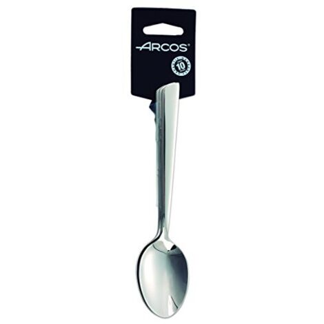 Set di cucchiai da dessert Arcos Toscana 574400 monoblocco di un pezzo di acciaio inox 18/10, di 3 pezzi e foglia di 18 cm in esposizione (1/3)