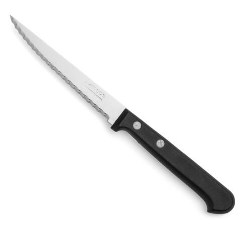 Coltello bistecca Arcos di Tabella 803000 monoblocco di un pezzo di acciaio inox e lama di 11 cm in scatola