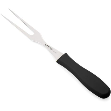 Forcella Carving Arcos Colore - Prof 290325 in acciaio inox Nitrum e mango ergonomico nero Polipropilene e foglio 18 cm, coperchio del display (1/5)
