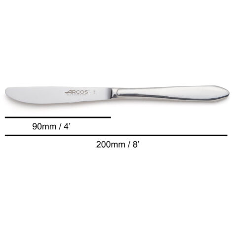 Set 6 Coltelli da Tavola Cucina Active Lama Seghettata Azzurro Polvere