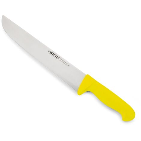 AUSONIA COLTELLO MACELLAIO STRETTO INOX CM 26 Manico Polipropilene