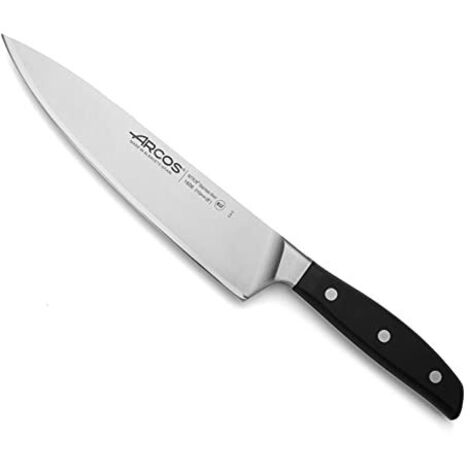 COLTELLO DA CUCINA MANHATTAN - Coltelli con lama larga, bordo liscio, stabile e resistente. Coltello multiuso.