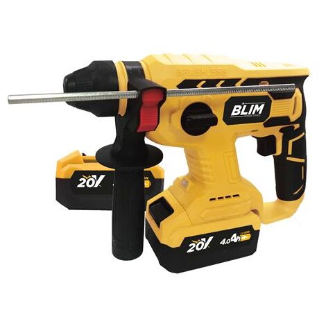 Trapano A Percussione Senza Spazzole DCA 20V, 55Nm, Con 2 Batterie 2.0Ah - Mandrino Metallico 13mm, Compatto