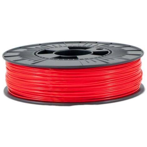 Filamento pla - 1,75 mm - colore rosso - 750 g