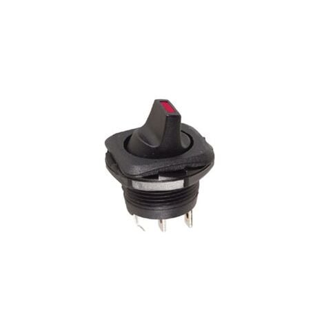 Interruttore a bilanciere 5a - 250v spst on-off - indicatore luminoso rosso