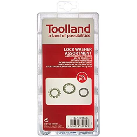Assortimento rondelle di sicurezza - 720 pz