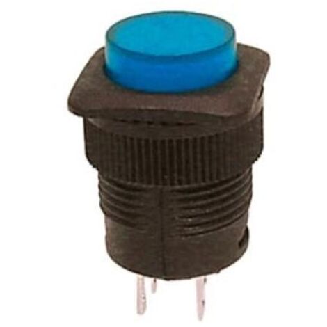 pulsante off-(on) - cappuccio blu - led