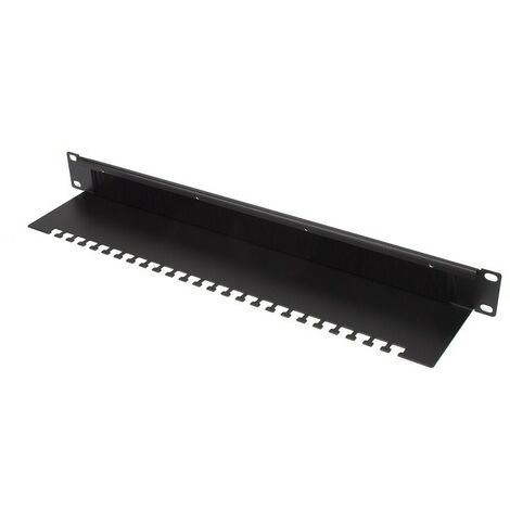 Pannello a spazzola per il passaggio dei cavi con fermo Rack 19" Per la rete (1/5)