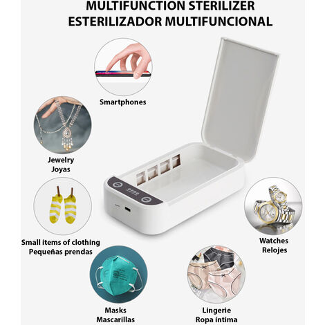 Box sterilizzatore portatile con luce ultravioletta e aromaterapia