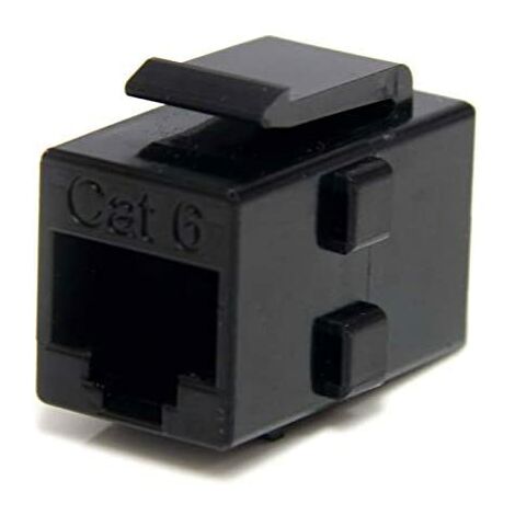 Adattatore Frutto RJ45 Cat.5 UTP Femmina - Femmina non schermato Keystone  Nero