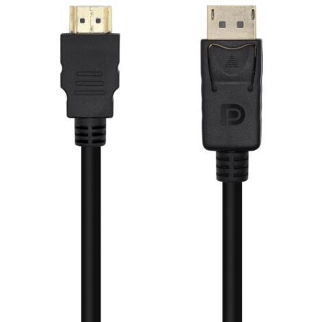 Cavo convertitore aisens a125-0461 / displayport maschio - hdmi maschio / 5m / nero (1/3)