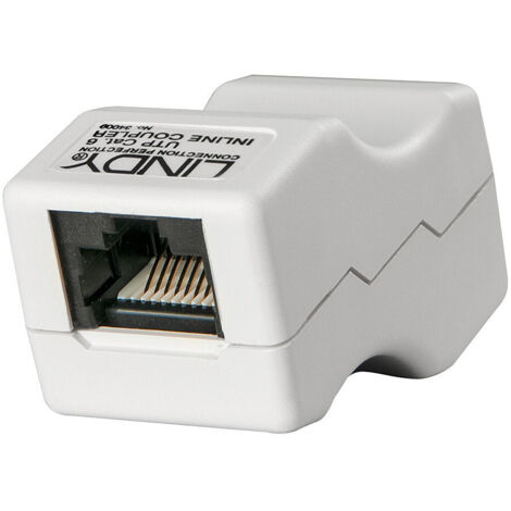 PENGLIN 2 Adattatori D-Type RJ45 CAT6, Femmina Femmina, Accoppiatore LAN Ethernet Per Montaggio A Pannello, Con Viti E Tappi Polvere, Zinco Pressofuso - 2