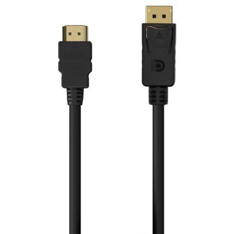 Cavo convertitore aisens a125-0551/ displayport maschio - hdmi maschio/ 1,5 m/ nero (1/3)