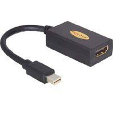 Delock Delock Mini Displayport Adapter&gt San 19Pin Hdmi-BU. 0,18 M [BK] (1/5)