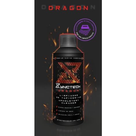 Synctech Detergente per tappezzeria Synctech Dragon Spray 400 ml - Lavaggio  a secco - Schiuma attiva - Non contiene ammoniaca 2305250000021  8435493922713