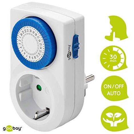 Interruttore Temporizzato Timer Meccanico Per Presa 230V - Potenza - Foto 10