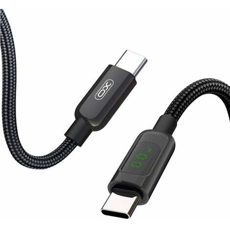 Cavo intrecciato da USB-C a USB-A (1 m, nero)