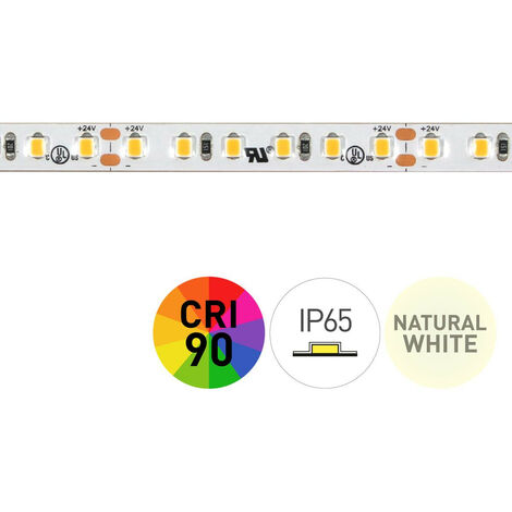 Striscia led 4000k 24v 9,6w/m 120led/m Ip65 5m Cl60048-5909