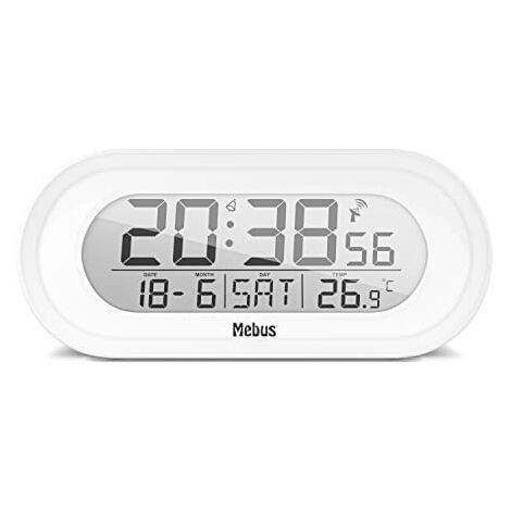 Trade Shop - Sveglia Orologio Bt506 Specchio Radiosveglia Digitale Lcd Led  Bluetooth Aux Usb