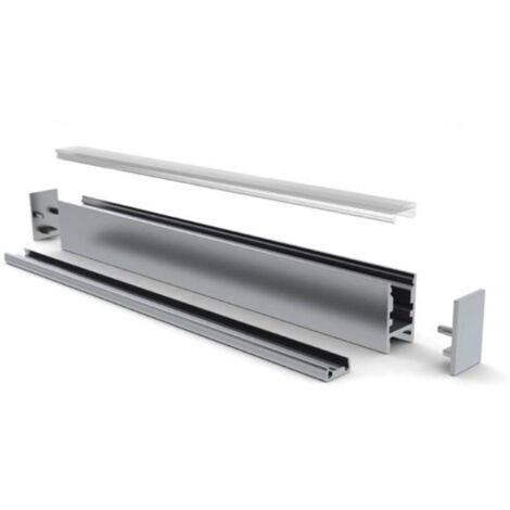 Profilo U In Alluminio Anodizzato Argento 10mm - 1000mm Per Finiture E Guide - Foto 8