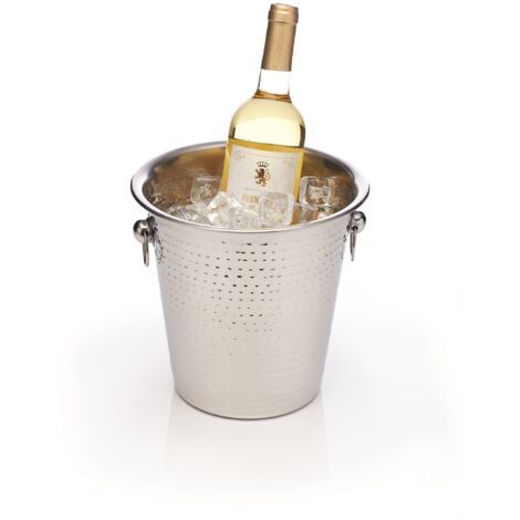 Kitchencraft Bcchambucham secchiello per champagne, in acciaio INOX martellato (1/4)