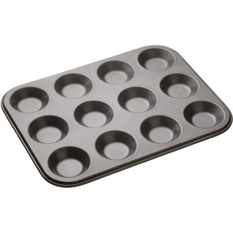 Kitchen Craft Master Class - Stampo per pasticceria (12 fori, antiaderente, teglia de 32 x 24 cm) (1/5)