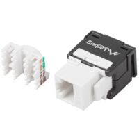 Connettore RJ45 del modulo Keystone Lanberg - Cavo UTP cat.6 LSA senza attrezzi a 180° per scatola di montaggio