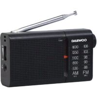 Radio portatile daewoo dw1119/nero