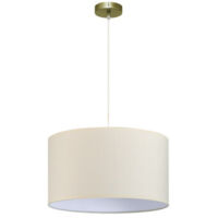 ABRILA Lampada a sospensione Modello Dori Beige Con Paralume 45 Cm