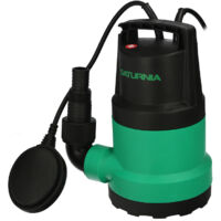 SATURNIA Pompa sommergibile per acque pulite 400W. 8.000 litri/ora, profondità 5 metri, sollevamento 5,5 metri.