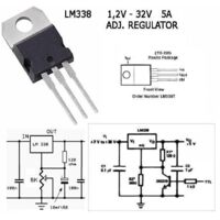220 Obqo 5 Pezzi LM338K LM338 Regolabile 5 A 1,2 V Fino A 32 V Regolatore Di Tensione - Foto 6