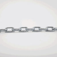 Scatola piccola catena zincata "l" ø 2mm pitch 18mm larghezza esterna 10,5mm 140m