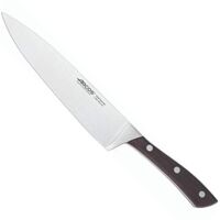 Coltello da cucina Arcos Natura 155510 di Nitrum Steel, Mango di Rosewood Wood e 20 cm di Blade in astuccio.