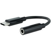 Cavo adattatore da Usb-c a Jack 3.5 nero Nanocable 10.24.1205