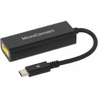 Microconnect USB3.1C-LEN Cable Adapter USB C Square Lenovo Black - Cable Adapter (USB C, Square Lenovo, Connettore maschio / Connettore maschio, Nero)