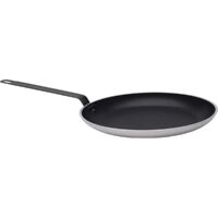 Master Class - Padella in alluminio (robusta, 32 cm), colore argento