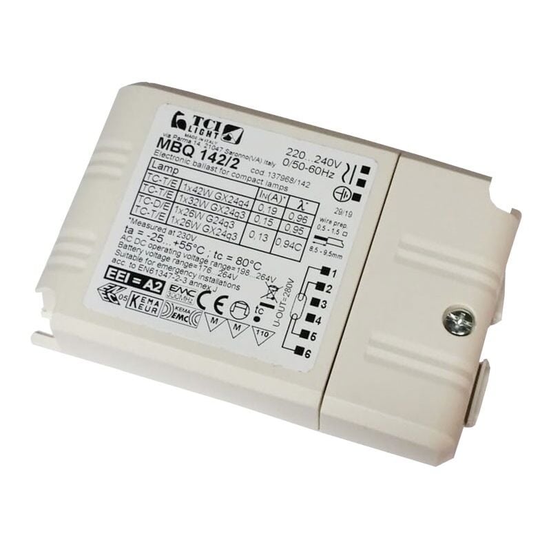 TCI elektromechanisches Vorschaltgerät für Leuchtstofflampen 58W-65W  183109B2V