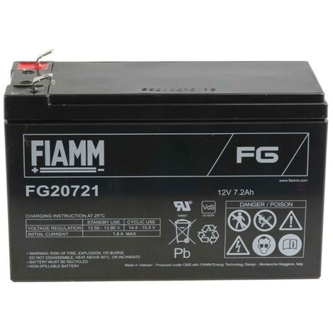 Fiamm Blei-Säure-Batterie 12V 7Ah FG20721