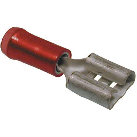 Vorisolierte BM-Buchse Kabelschuh PVC 1,5 mm Durchmesser 4 100 Stück 00190 (1/2)