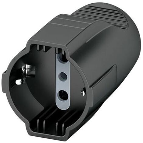 Bticino Deutsche/Italienische Steckdose 2+E 16A anthrazit S2674TAE